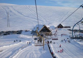 Skiing in Aviemore, Scotland