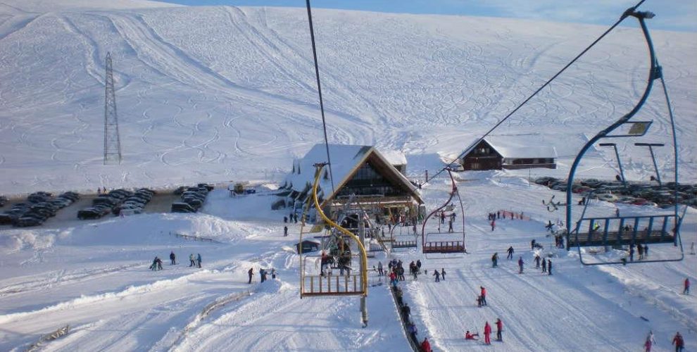 Skiing in Aviemore, Scotland